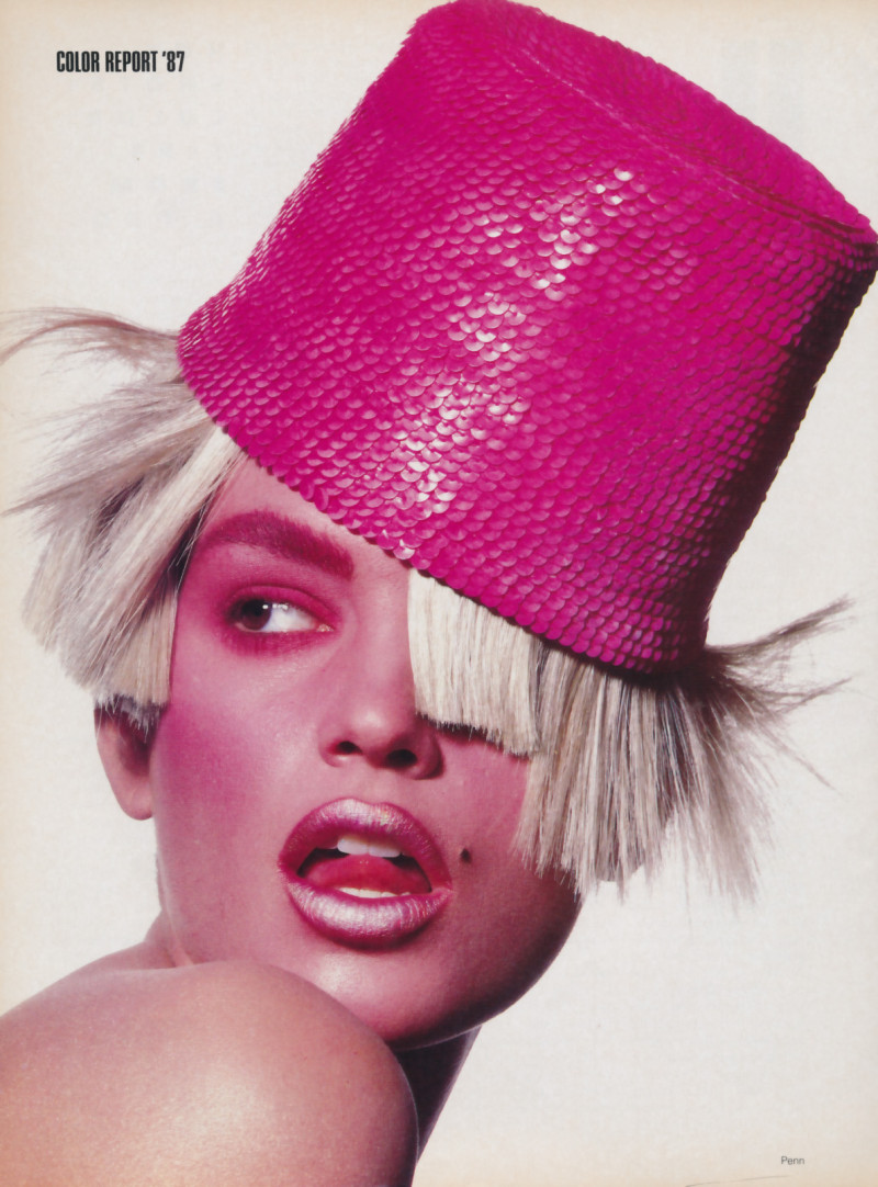 Christy Turlington featured in Color\'87, October 1987