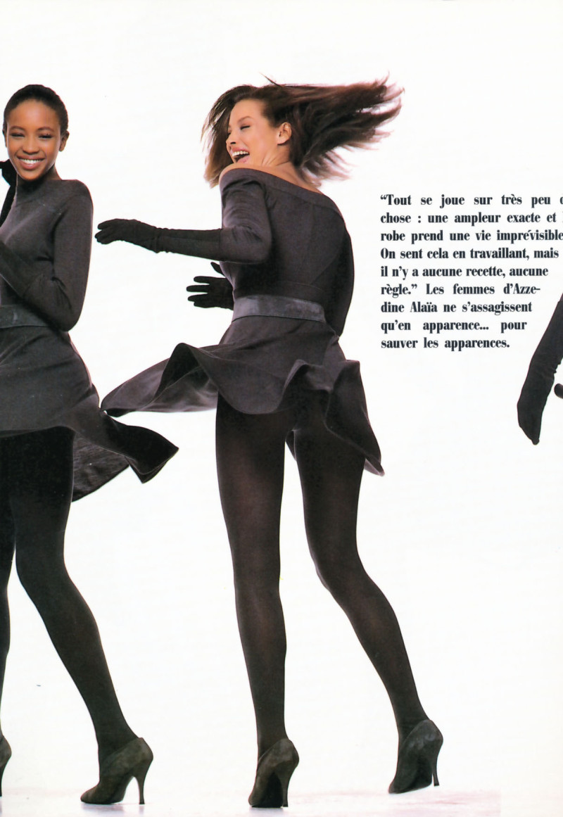 Christy Turlington featured in La mode c\'est ça, August 1987