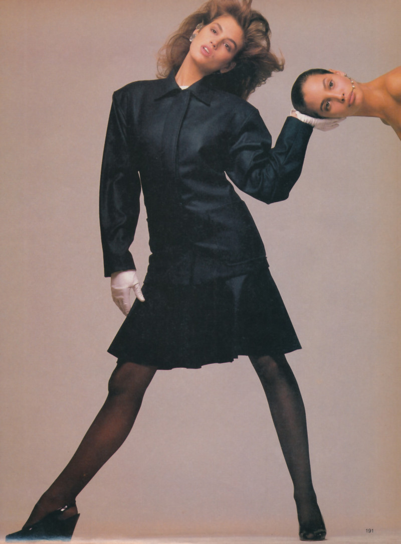 Christy Turlington featured in NY ... Legs, legs, legs, January 1987