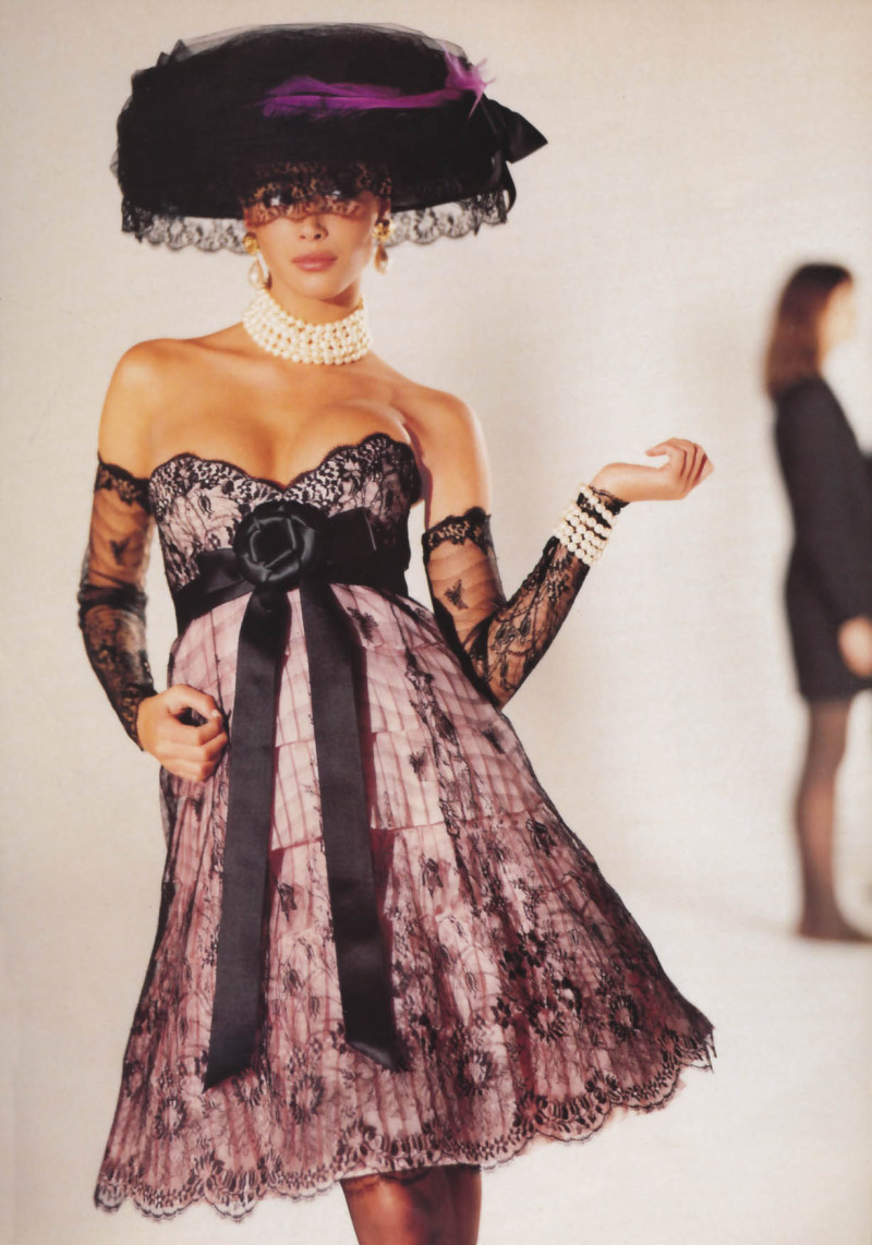 Christy Turlington featured in Paris couture, April 1988