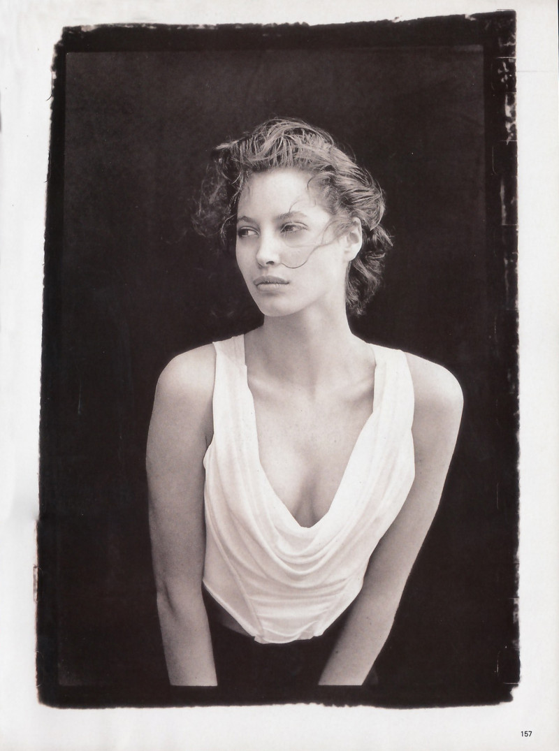 Christy Turlington featured in British futures , February 1988