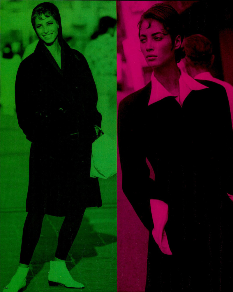 Christy Turlington featured in Trionfa la moda italiana in Giappone, November 1990