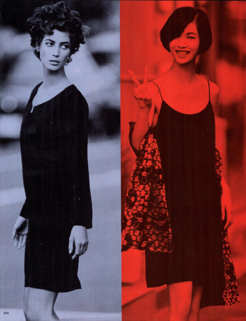 Christy Turlington featured in Trionfa la moda italiana in Giappone, November 1990