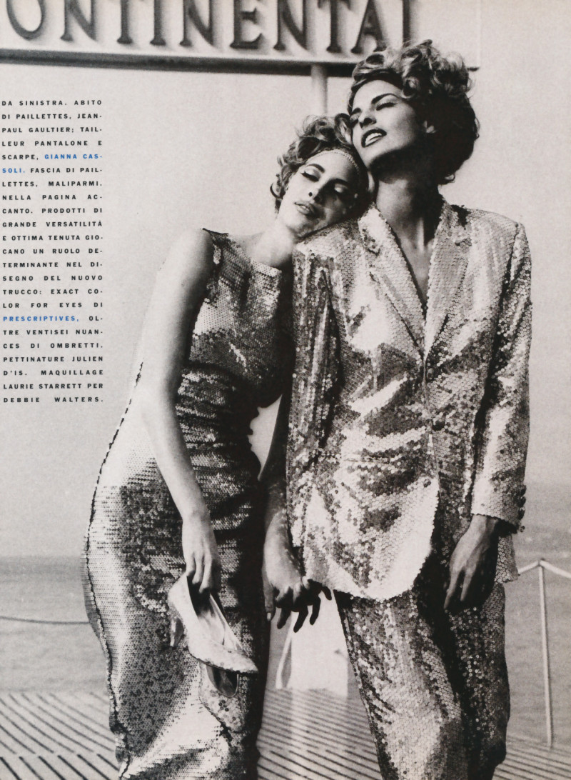 Christy Turlington featured in The sisters, July 1990