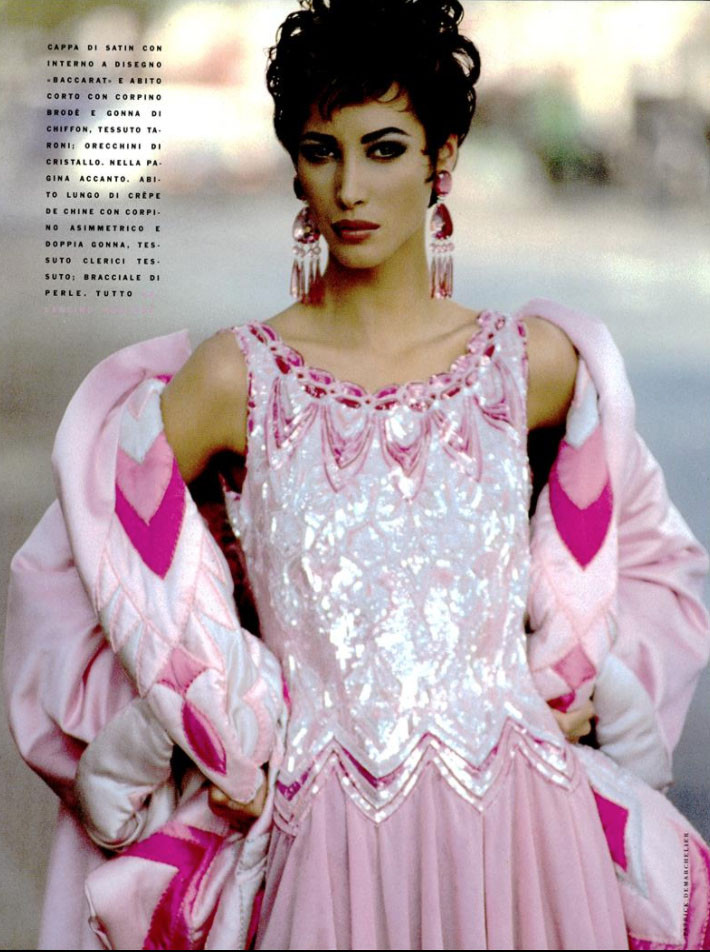 Christy Turlington featured in Sophisticated lady, September 1990