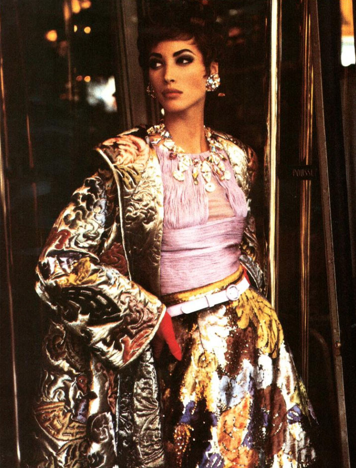 Christy Turlington featured in Sophisticated lady, September 1990