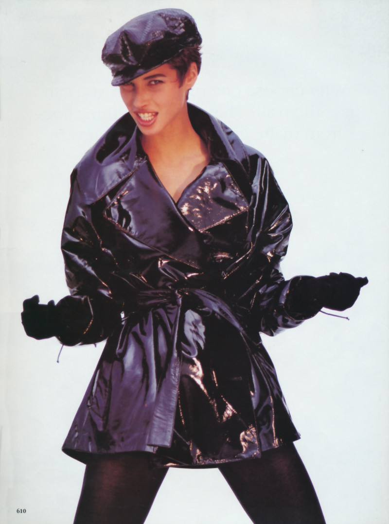 Christy Turlington featured in Shine - Leathers, September 1990