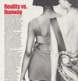 Reality vs Runway