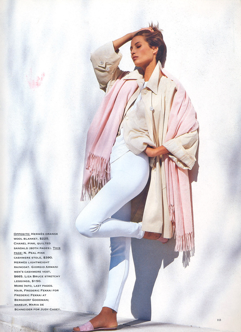 Christy Turlington featured in Pales by comparison, May 1990