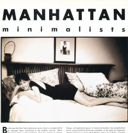 Manhattan minimalists
