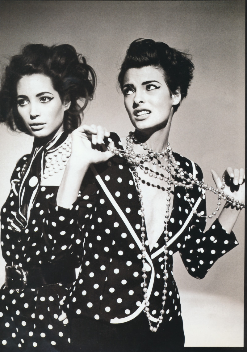 Christy Turlington featured in Les pois sont là, February 1990