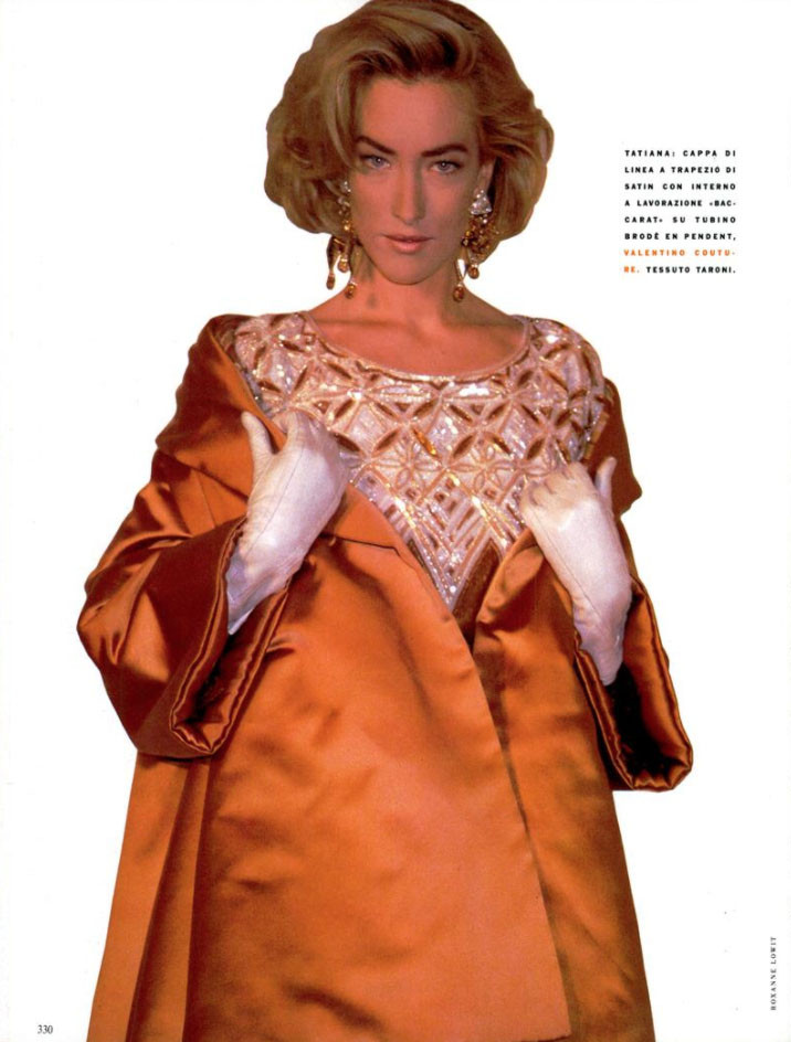 Christy Turlington featured in Le donne piu belle, September 1990