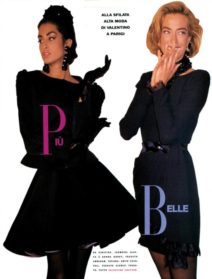 Christy Turlington featured in Le donne piu belle, September 1990