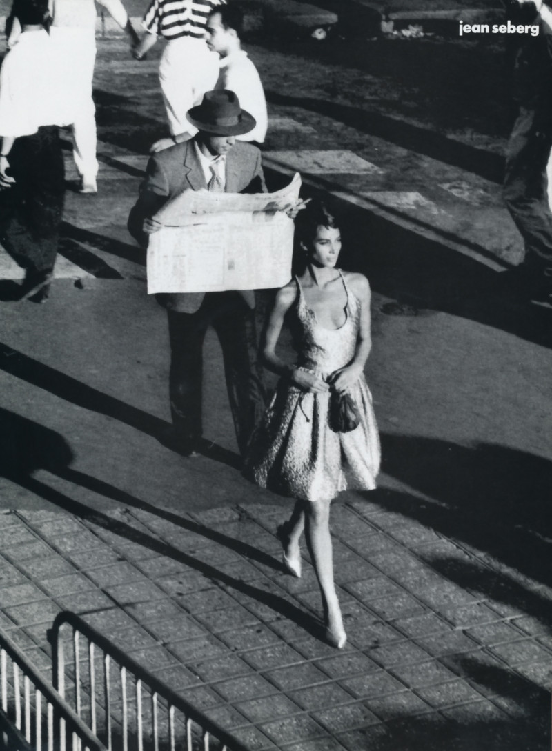 Christy Turlington featured in Jean Seberg, October 1990