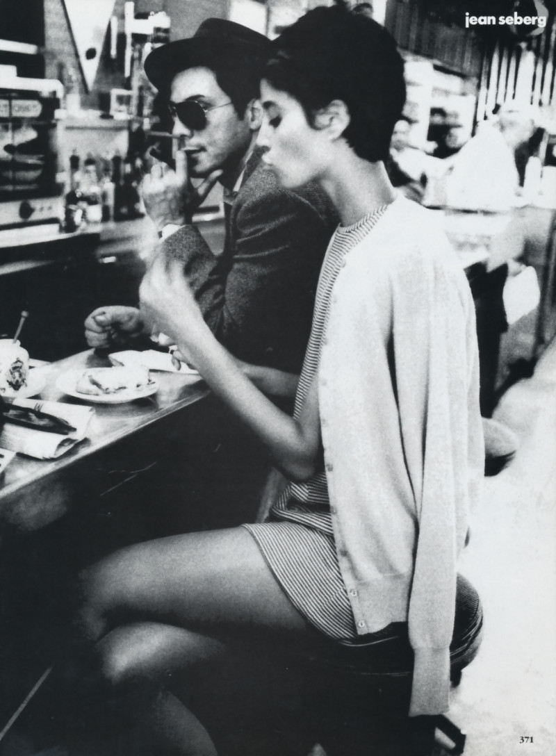 Christy Turlington featured in Jean Seberg, October 1990