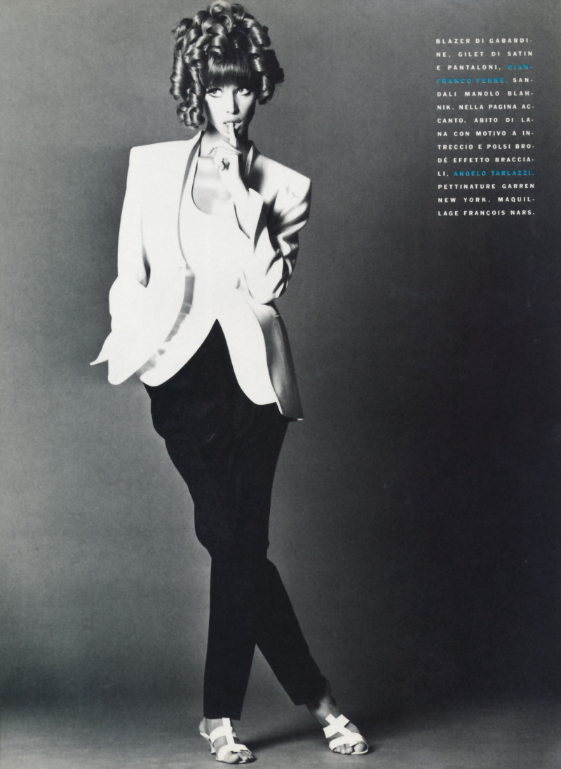 Christy Turlington featured in Dolly , December 1990