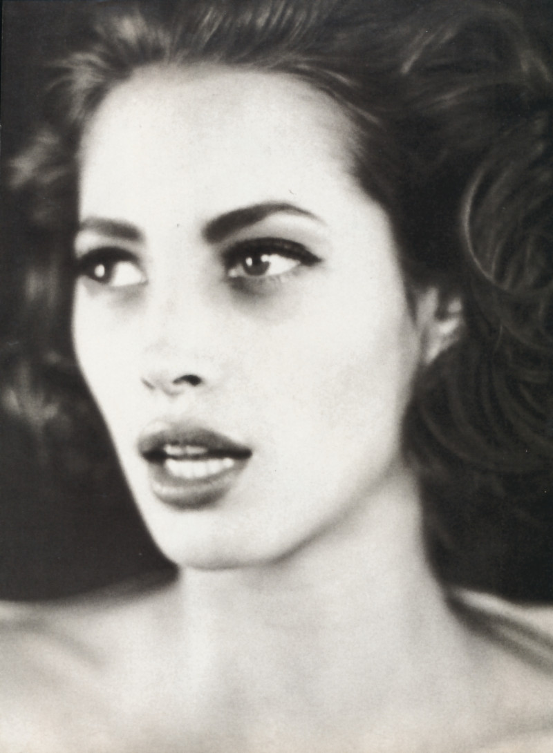 Christy Turlington featured in Belladonna, February 1990