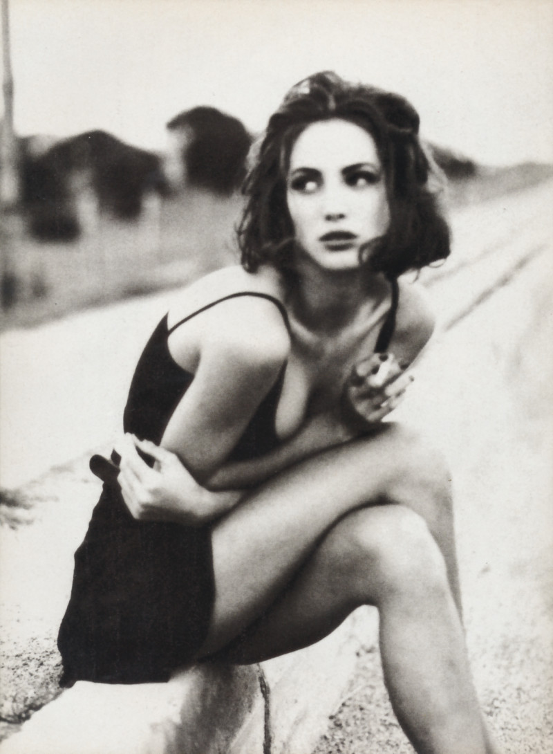 Christy Turlington featured in Belladonna, February 1990