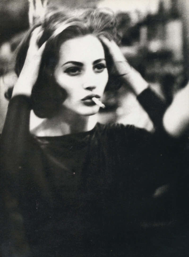 Christy Turlington featured in Belladonna, February 1990