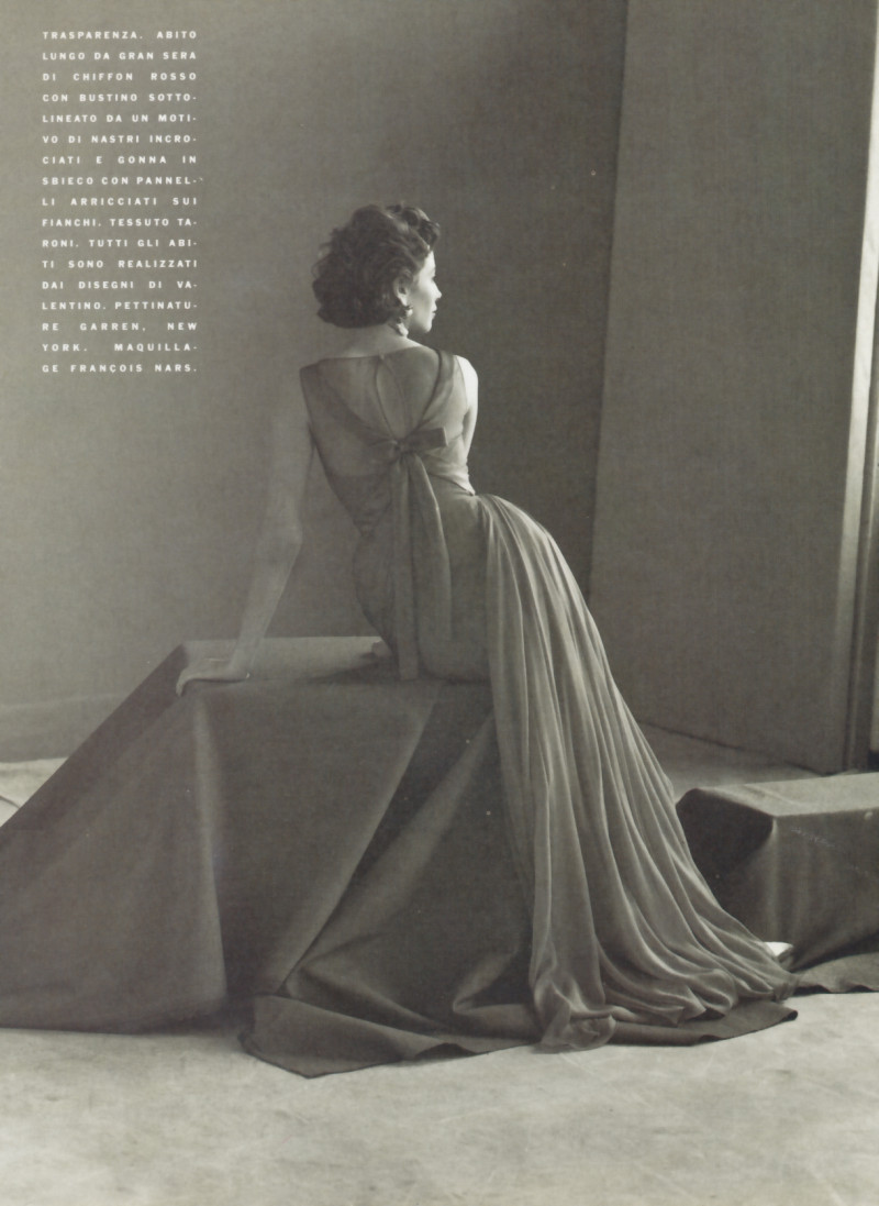 Christy Turlington featured in Alta moda, March 1991