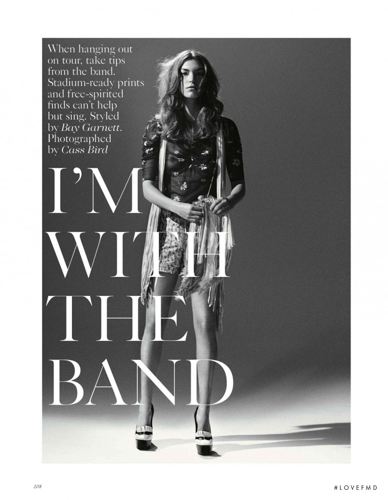 Arizona Muse featured in I\'m With The Band, May 2013