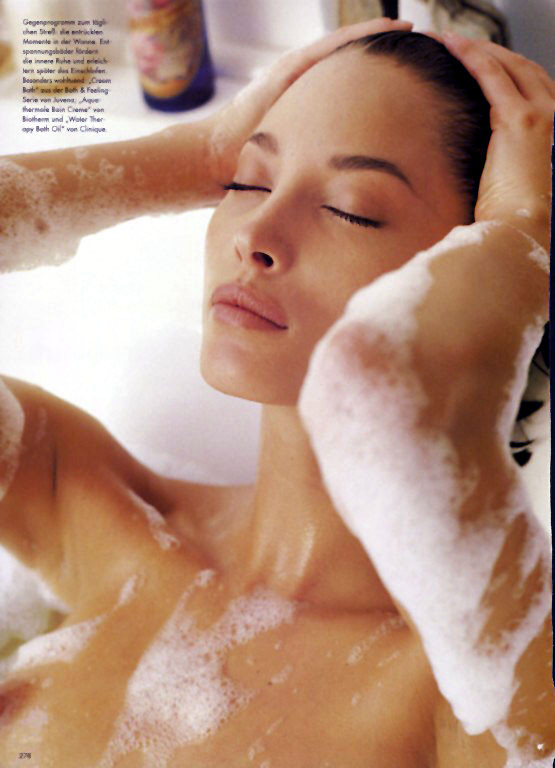 Christy Turlington featured in Christy, October 1991