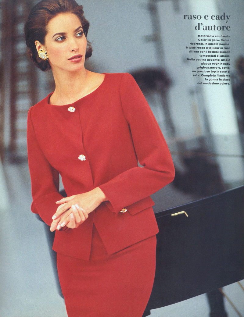 Christy Turlington featured in Christy, September 1991