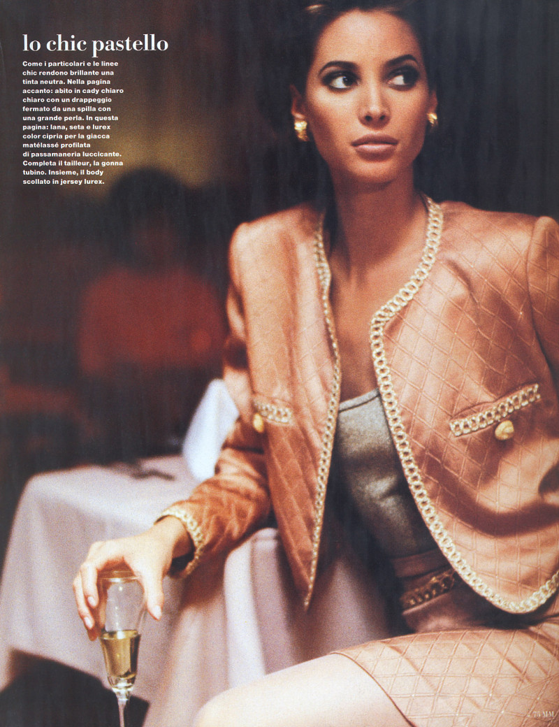 Christy Turlington featured in Christy, September 1991