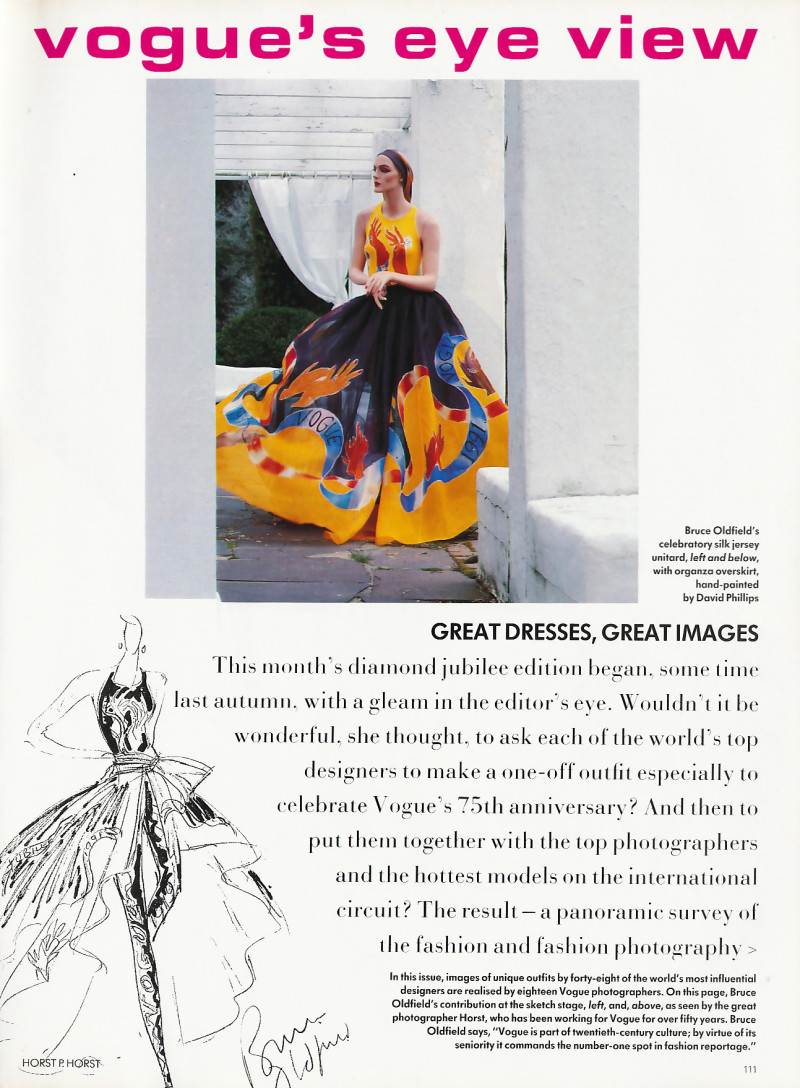 Christy Turlington featured in Great dresses great images, June 1991