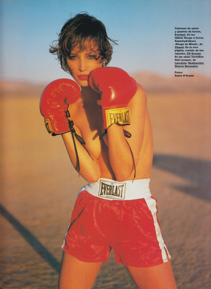 Christy Turlington featured in Red hot, August 1991