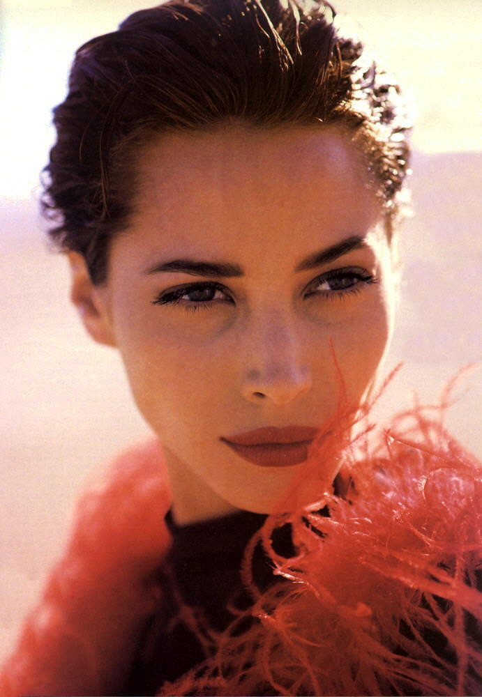 Christy Turlington featured in Red hot, August 1991