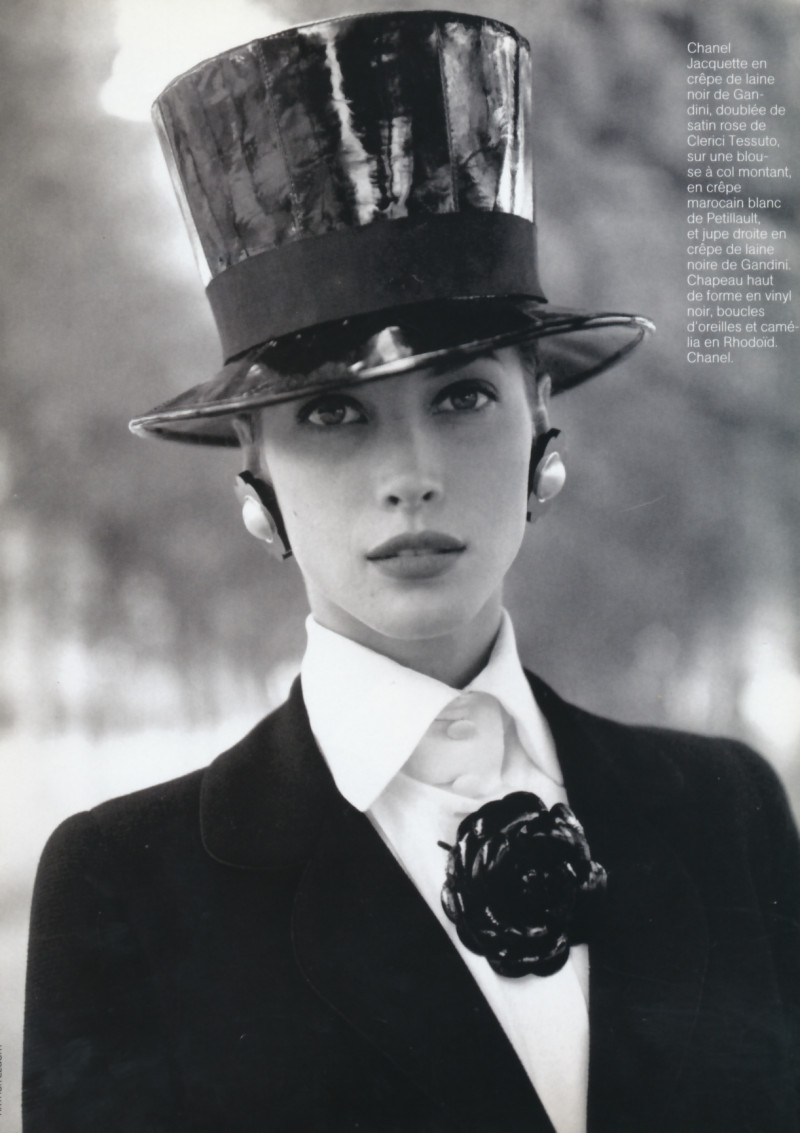 Christy Turlington featured in Rentrée des artistes, September 1991