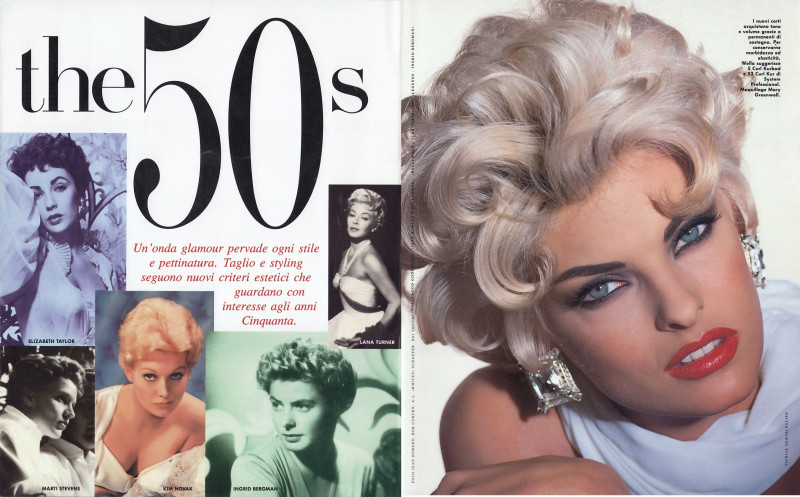 Christy Turlington featured in The 50\'s, September 1991