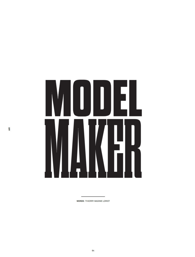 Model maker, November 2016