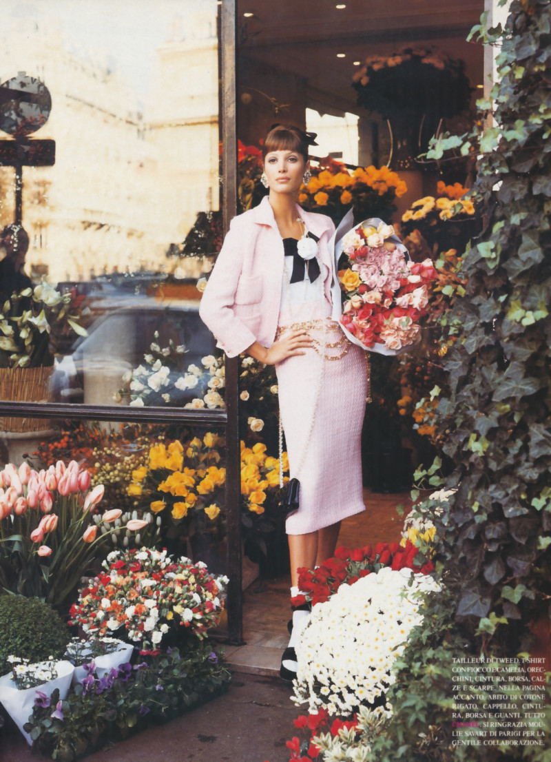 Christy Turlington featured in Vive Paris, February 1992