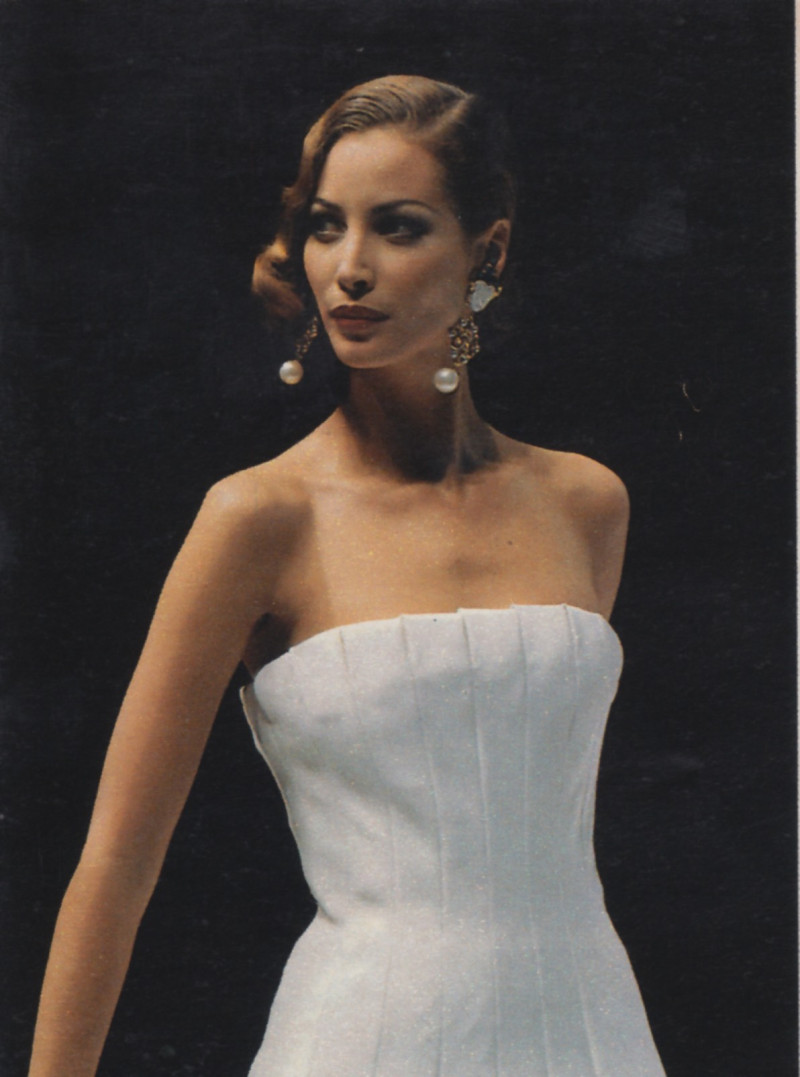 Christy Turlington featured in Valentino - Valiente, August 1992