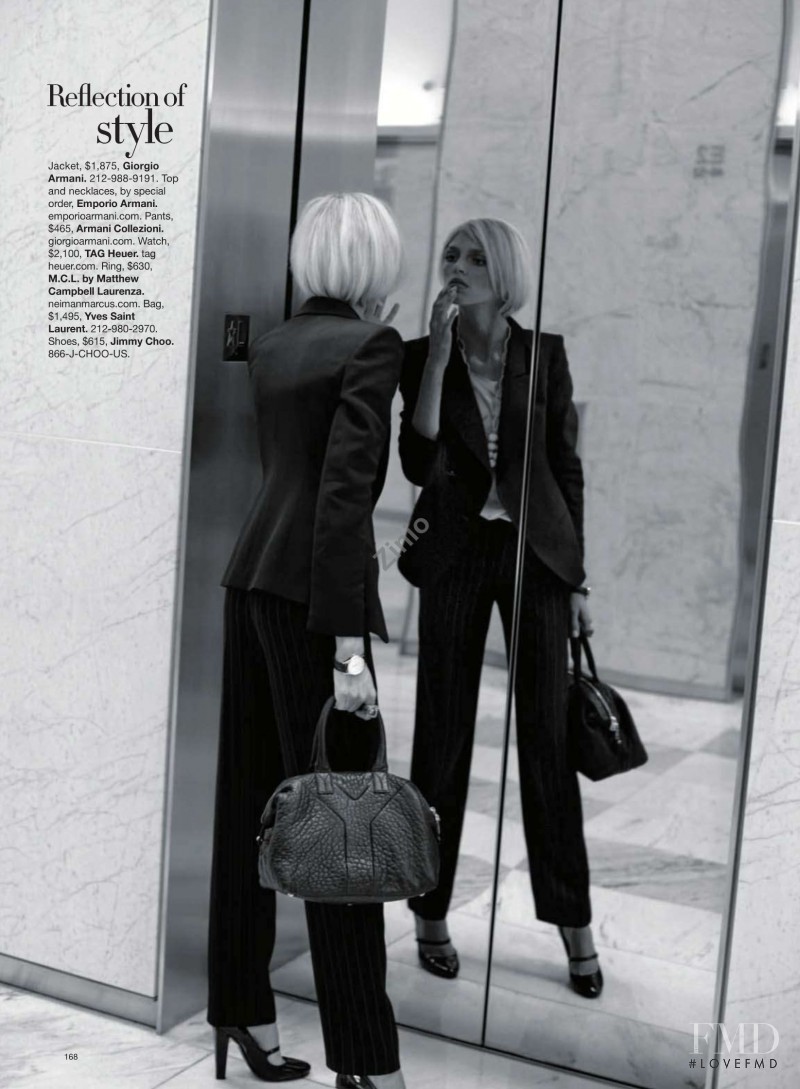 Anja Rubik featured in Back To Basics, February 2009