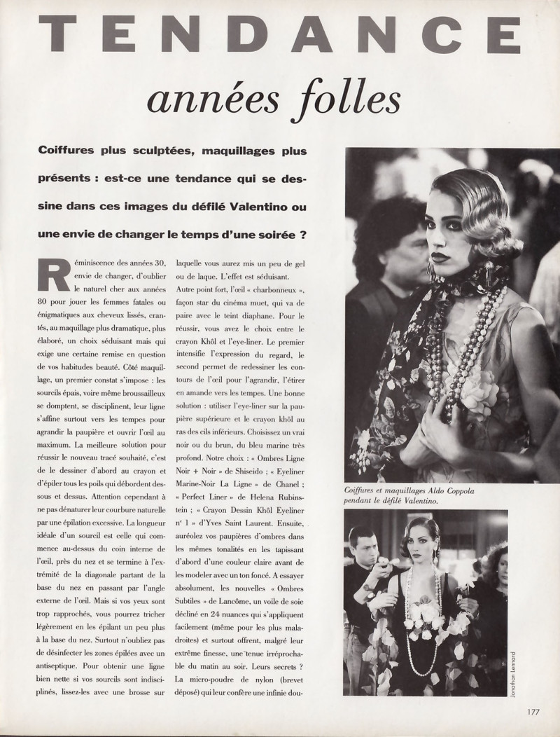 Tendance annees folles, April 1992