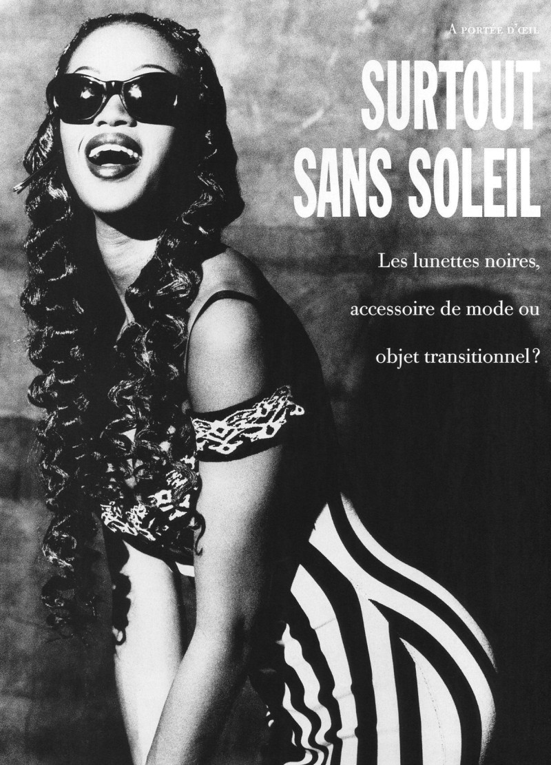 Christy Turlington featured in Surtout sans soleil, April 1992