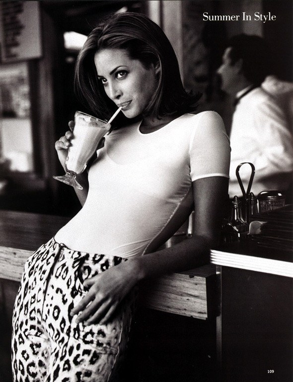 Christy Turlington featured in Summer in style, July 1992