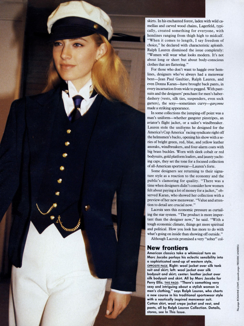 Runway report, January 1992