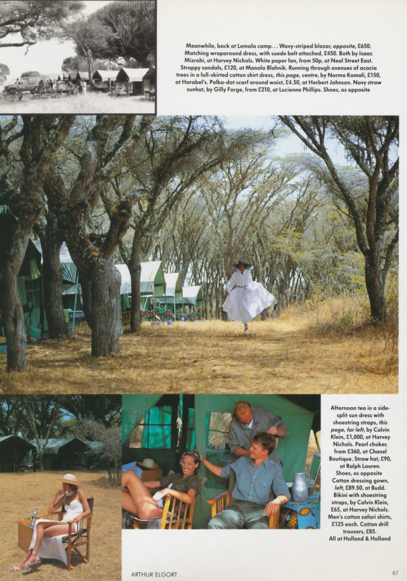 Christy Turlington featured in Plain beautiful, January 1992