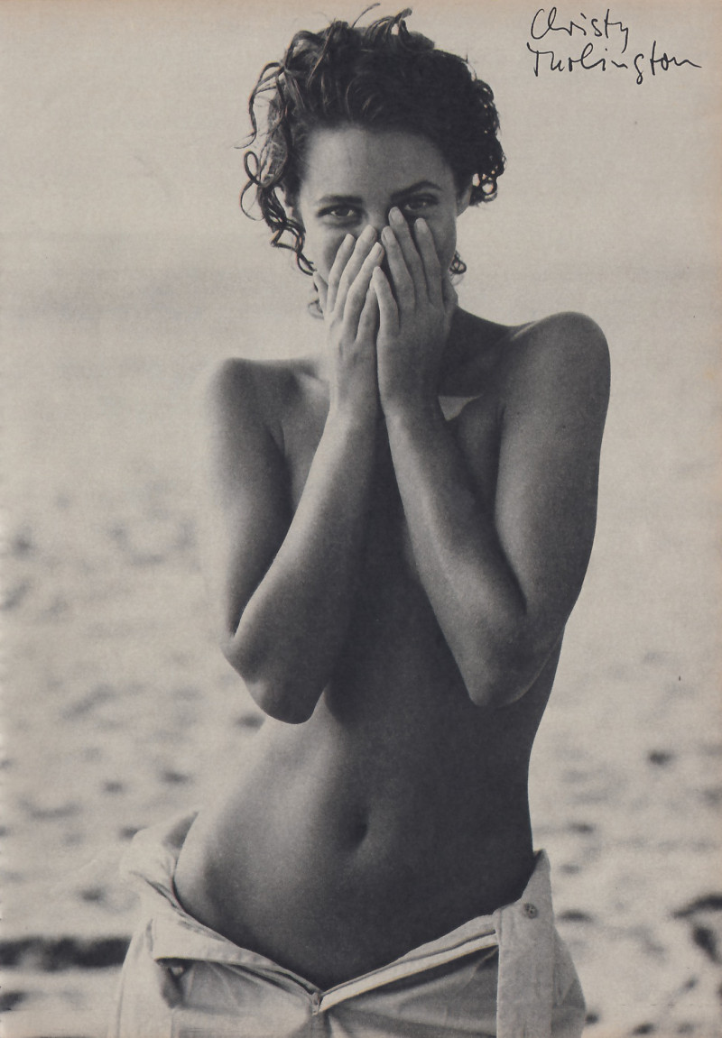 Christy Turlington featured in Peter Lindbergh, December 1992