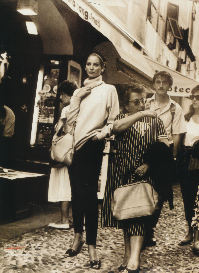 Christy Turlington featured in I found my love in Portofino, December 1992