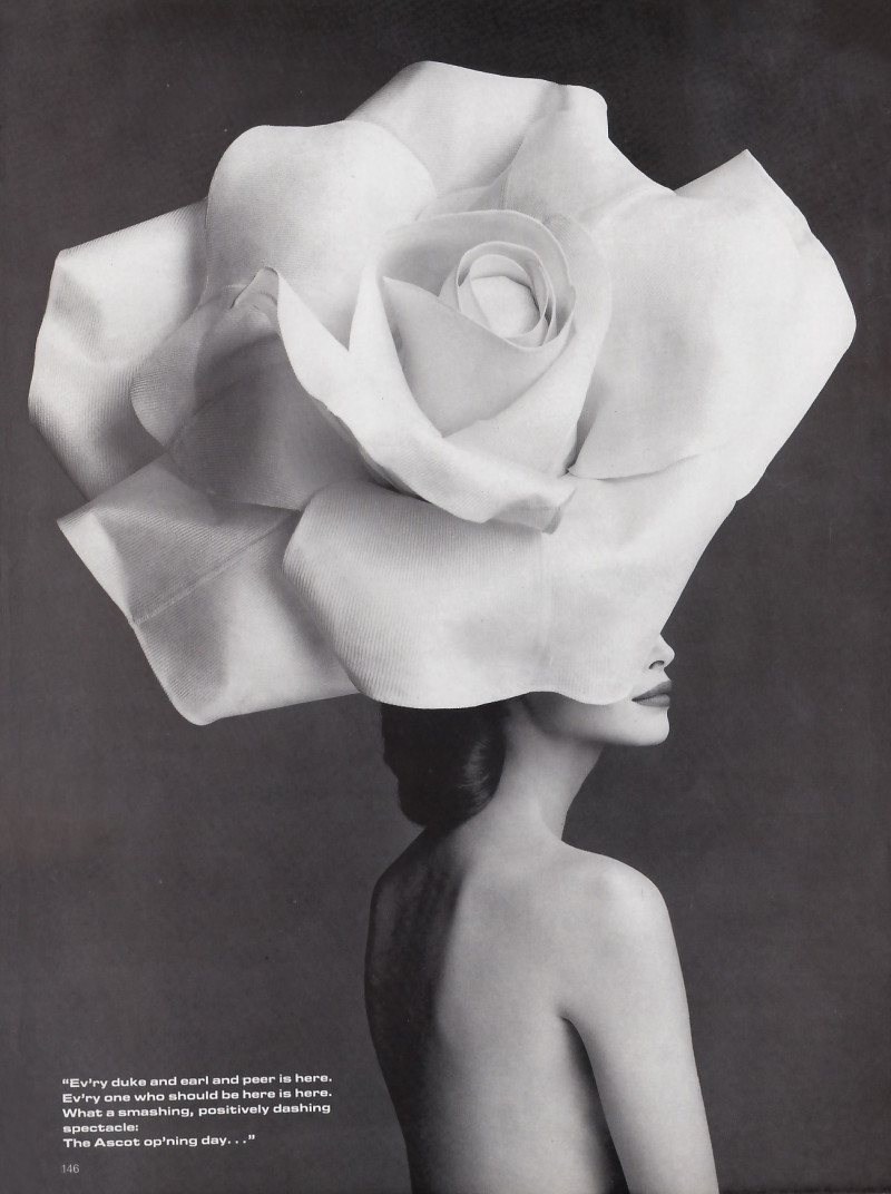 Christy Turlington featured in Flower girl, February 1992