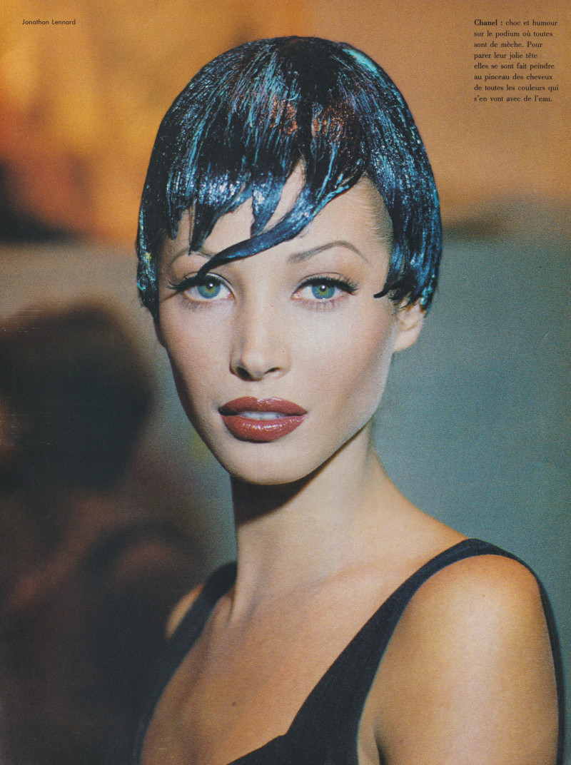 Christy Turlington featured in Des modeles tops, September 1992