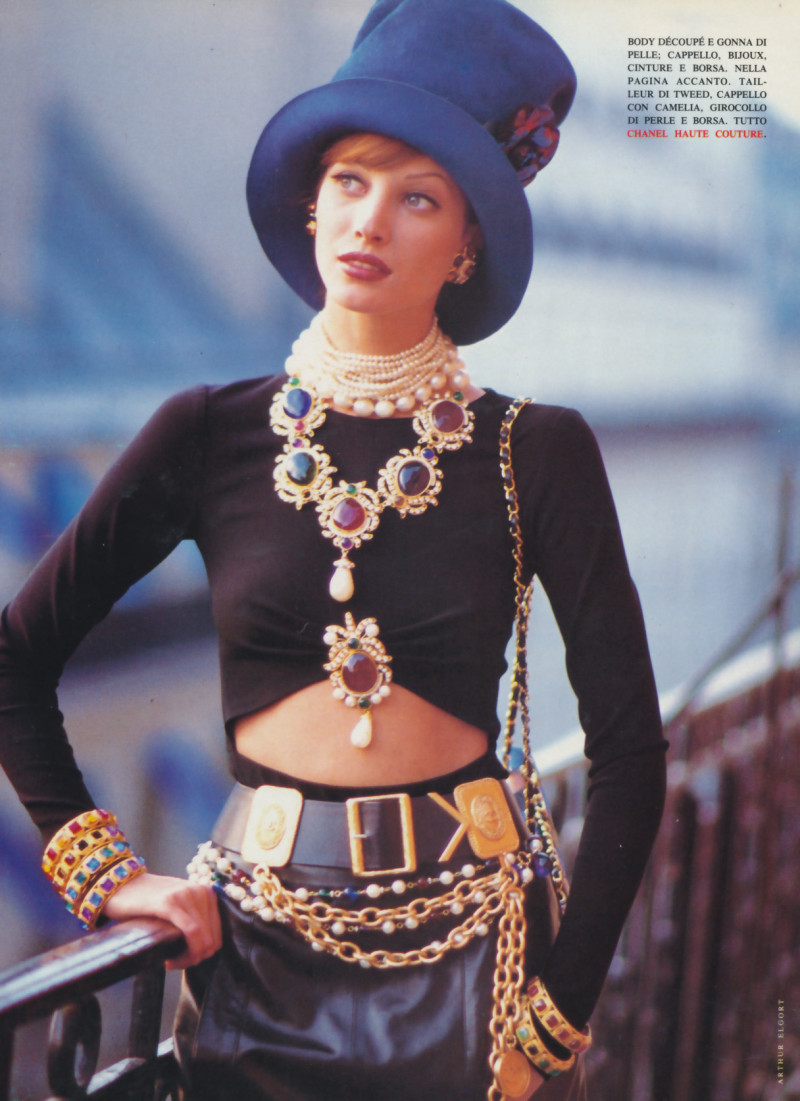 Christy Turlington featured in C\'est Paris, September 1992