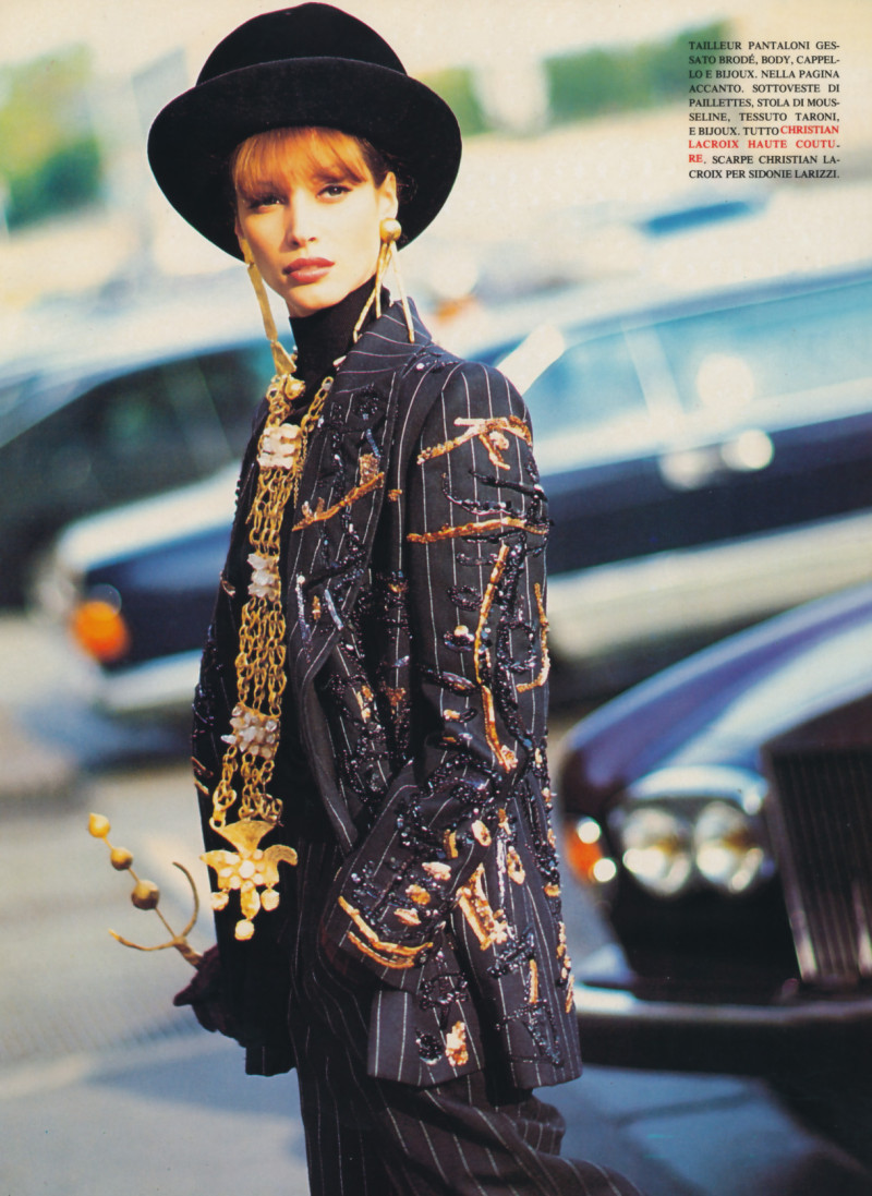 Christy Turlington featured in C\'est Paris, September 1992