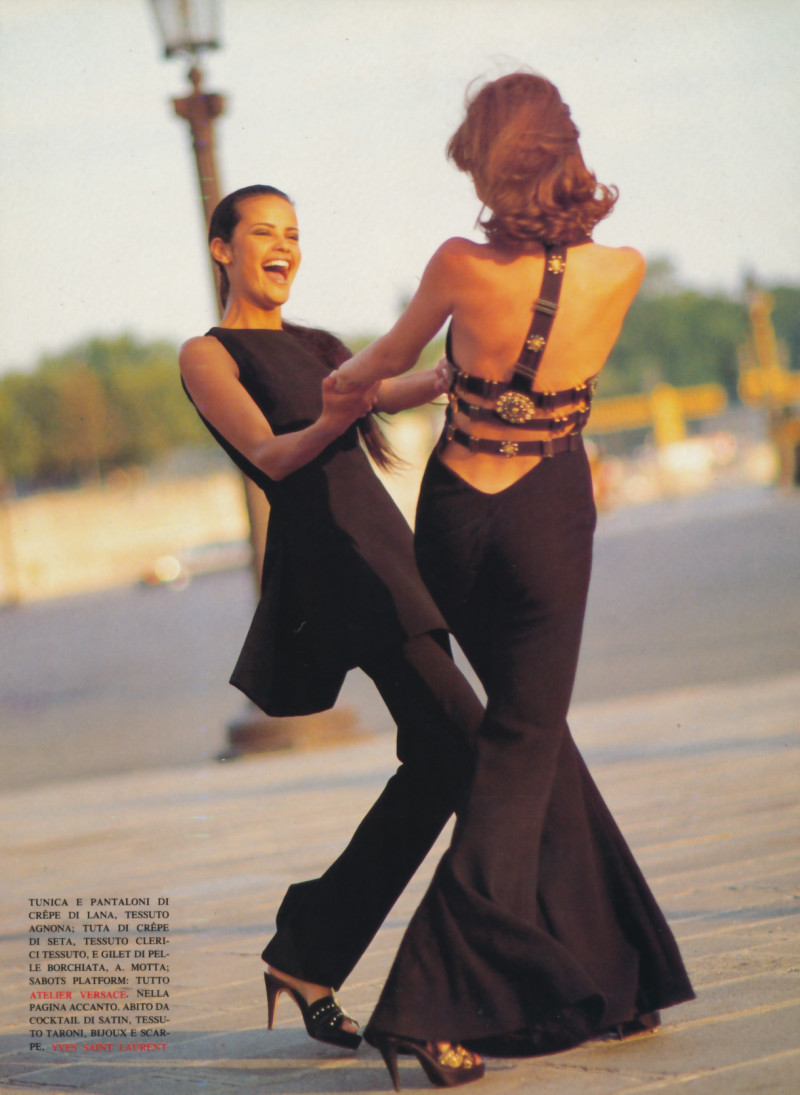 Christy Turlington featured in C\'est Paris, September 1992