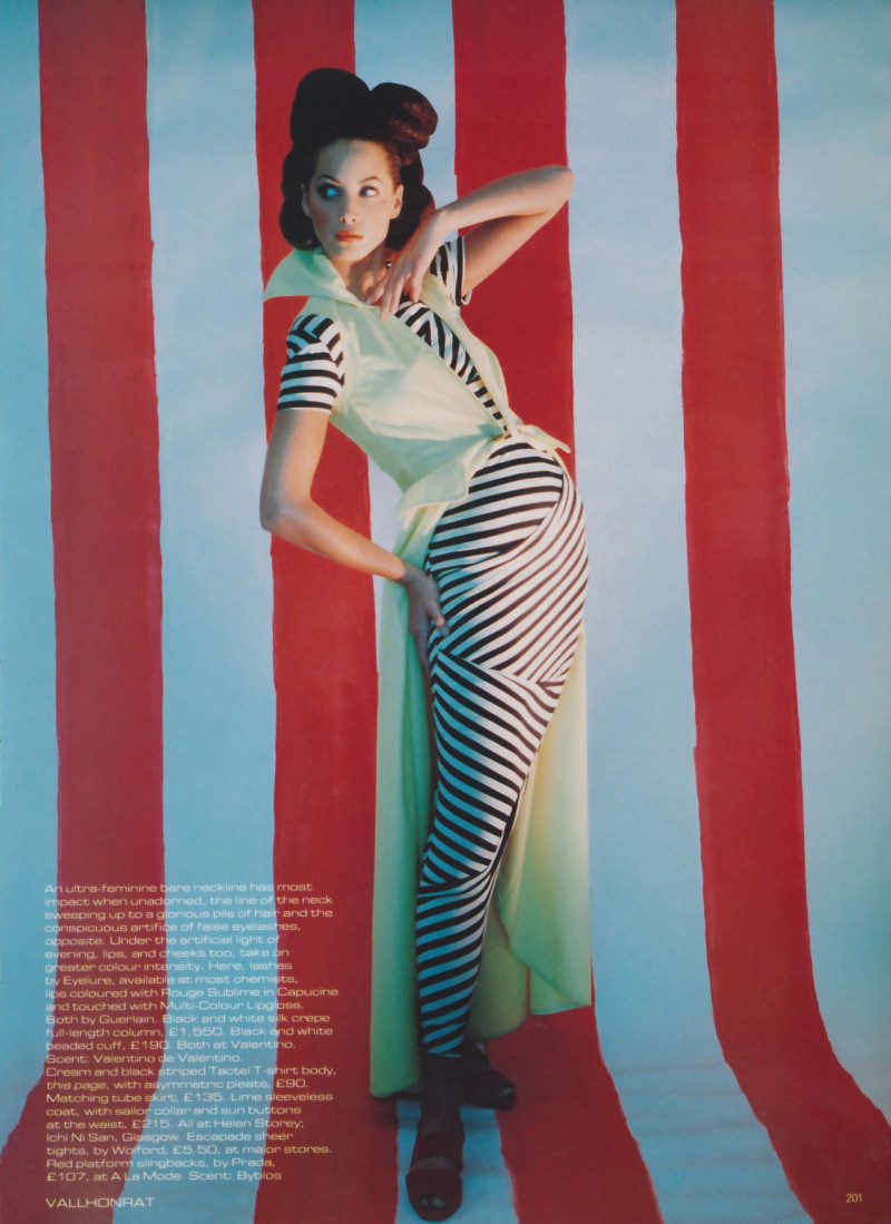 Christy Turlington featured in Beauty, March 1992